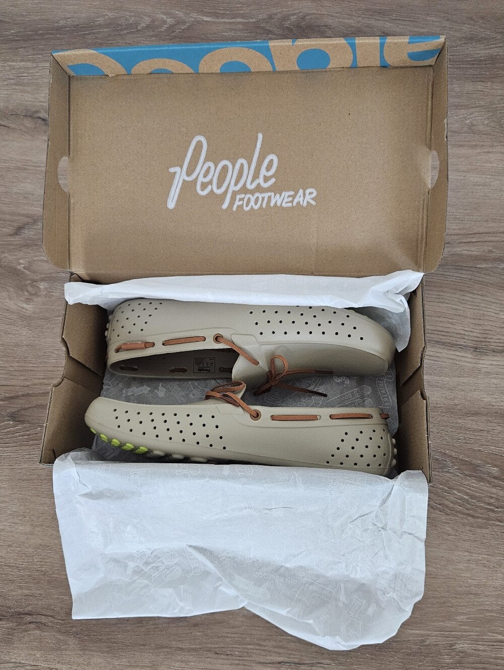 People Footwear The Senna Men’s Casual Beige Deck Loafers Size 11 - Picture 14 of 14